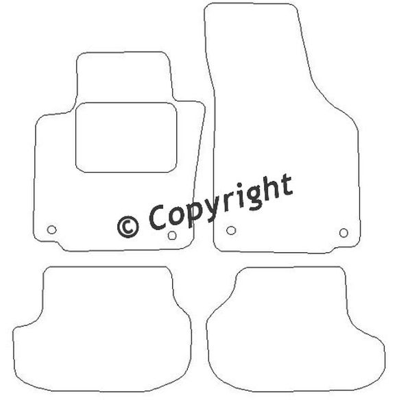 Beyner Pasklare stoffen matten MSV-1476335