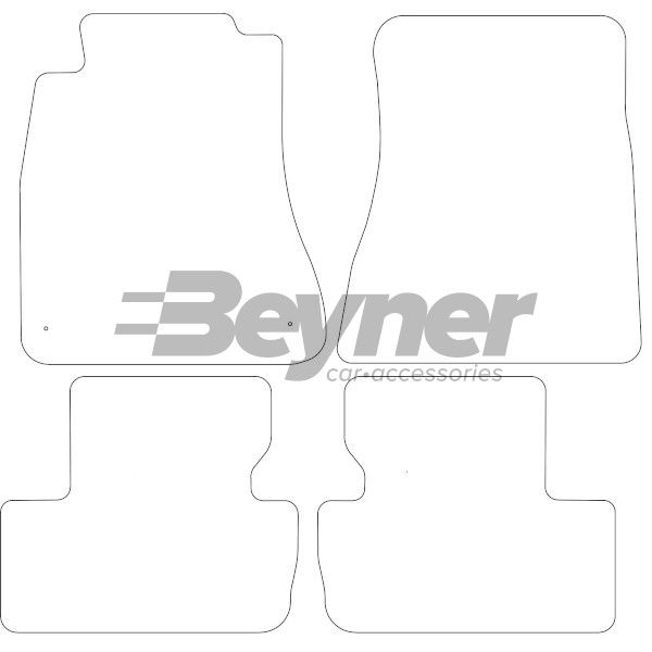 Beyner Pasklare stoffen matten MSV-1477624