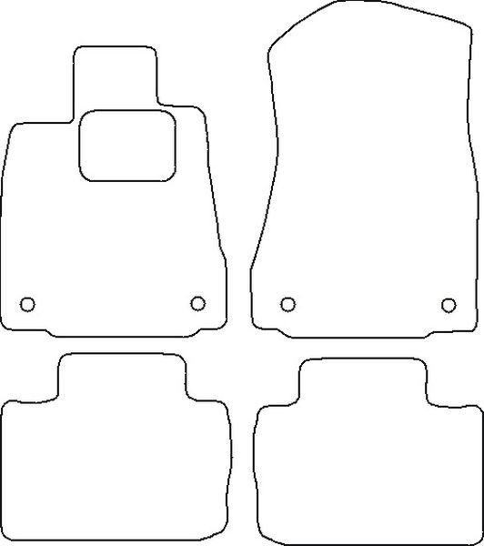 Beyner Pasklare stoffen matten MSV-1477634