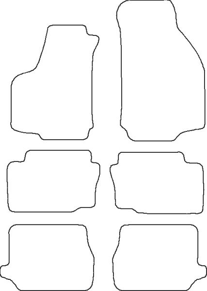 Beyner Pasklare stoffen matten MSV-1477774