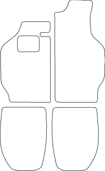 Beyner Pasklare stoffen matten MSV-1478729