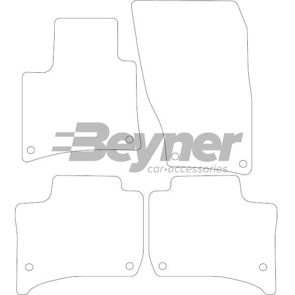 Beyner Vloermattenset MSV-1478763