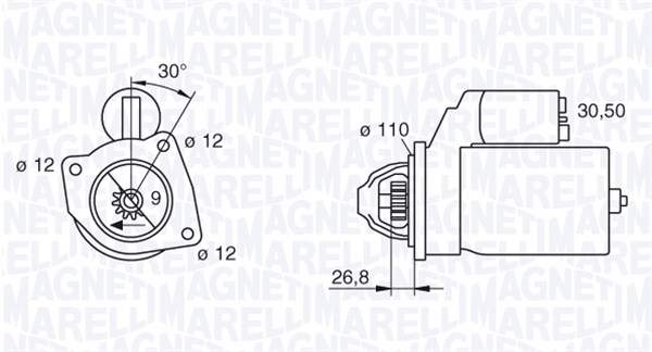 Magneti Marelli Starter 063217148010