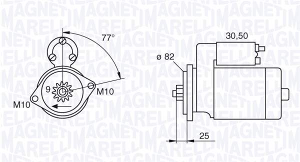 Magneti Marelli Starter 063522622010