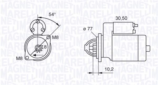 Magneti Marelli Starter 063280902010