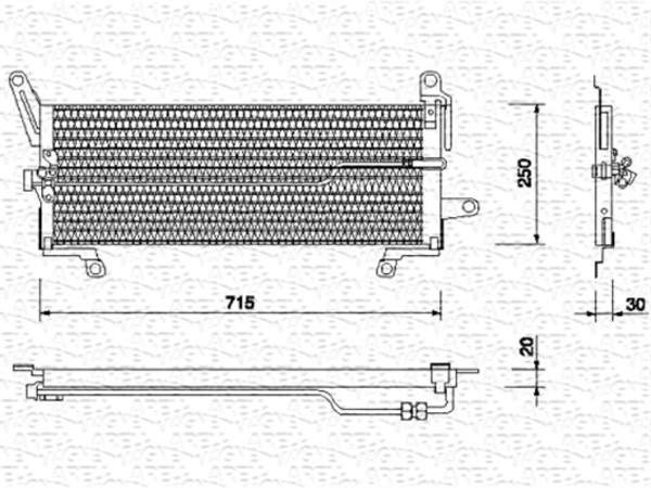 Magneti Marelli Airco condensor 350203106000