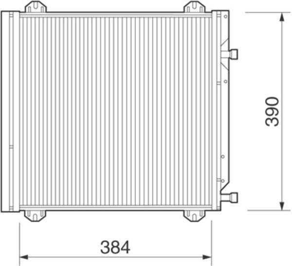 Magneti Marelli Airco condensor 350203218000