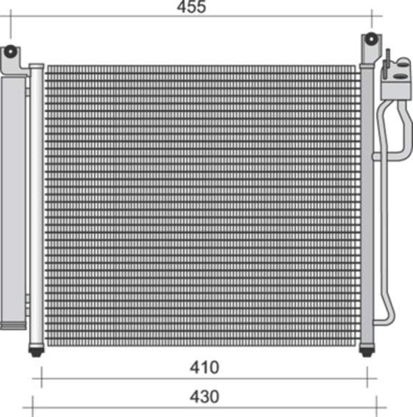 Magneti Marelli Airco condensor 350203252000