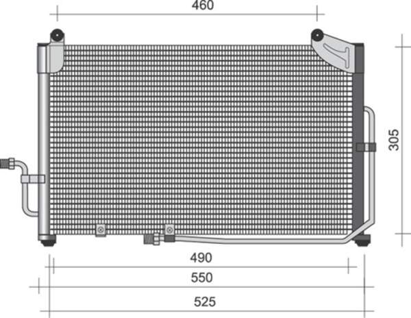 Magneti Marelli Airco condensor 350203363000