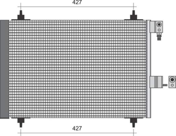 Magneti Marelli Airco condensor 350203365000