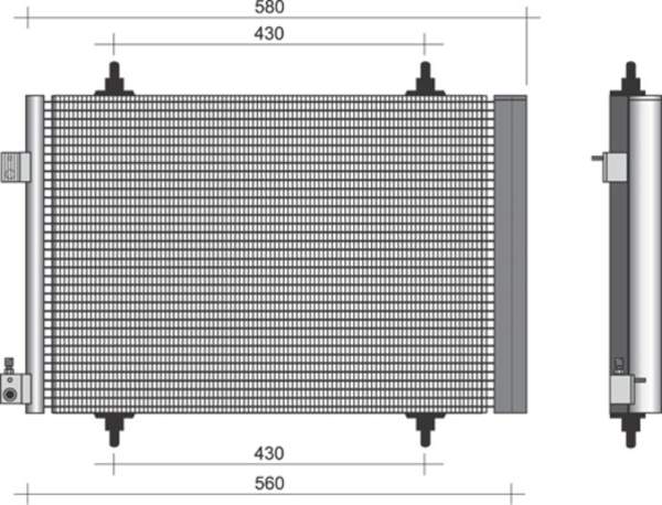 Magneti Marelli Airco condensor 350203382000