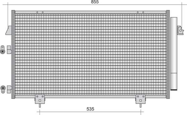 Magneti Marelli Airco condensor 350203388000