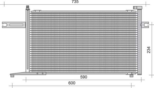 Magneti Marelli Airco condensor 350203395000