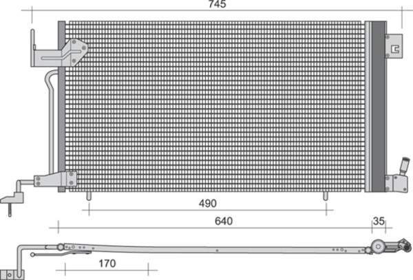 Magneti Marelli Airco condensor 350203397000