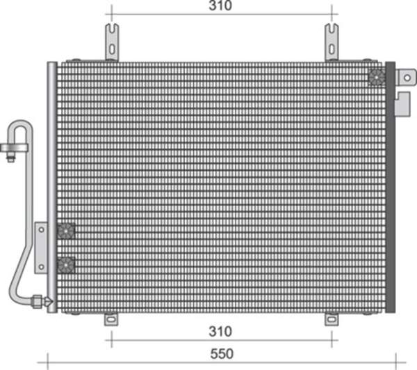 Magneti Marelli Airco condensor 350203399000