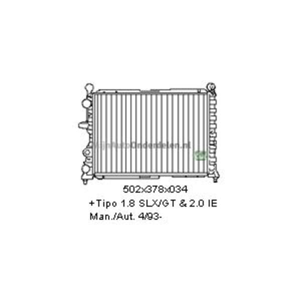 Bodermann RADIATEUR 1.7/1.8/2.0 Twin Spark 0443000