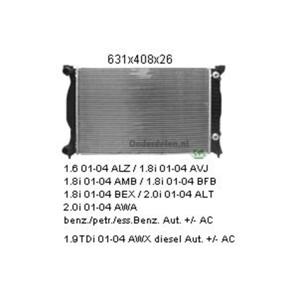 Bodermann RADIAT. 1.6/1.8i/2.0i + 1.9TDi Aut.+/-AC 0840005