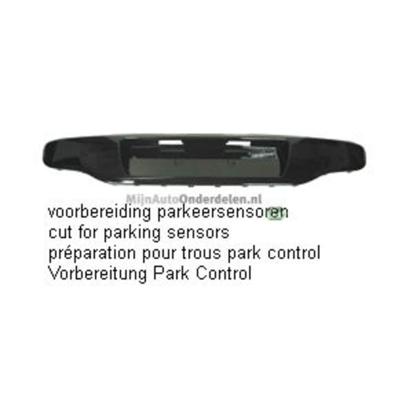 Bodermann ACHTERBUMPERLIJST zwart hoogglanslak 3280175