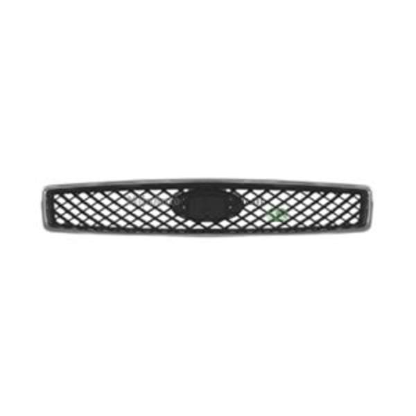 Bodermann GRILLE zwart/chroom 3691355