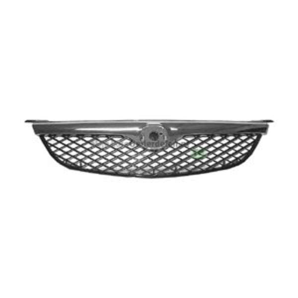 Bodermann GRILLE zwart met chromen lijst 5666350