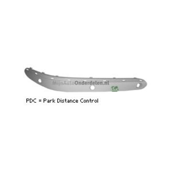 Bodermann HOEKLIJST VOORBUMPER primer 01- +PDC (links) 6031144