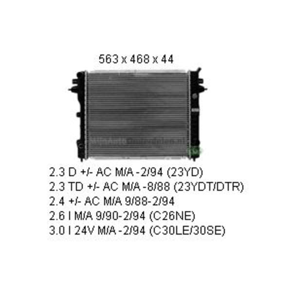 Bodermann RADIATEUR 2.3 D/2.3 TD +/- AC Man./Aut. 6447005