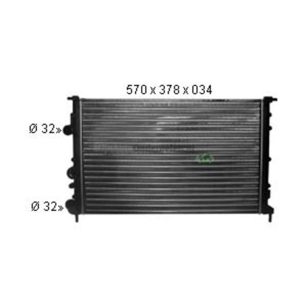 Bodermann RADIATEUR  1.6e/1.6i 16V/1.6i Autom.-2/99 7235000