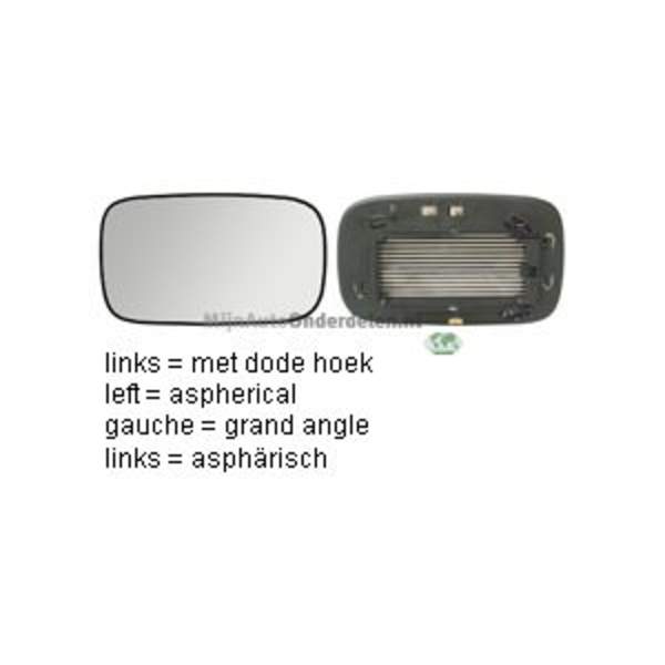 Bodermann Buitenspiegelglas 9616063