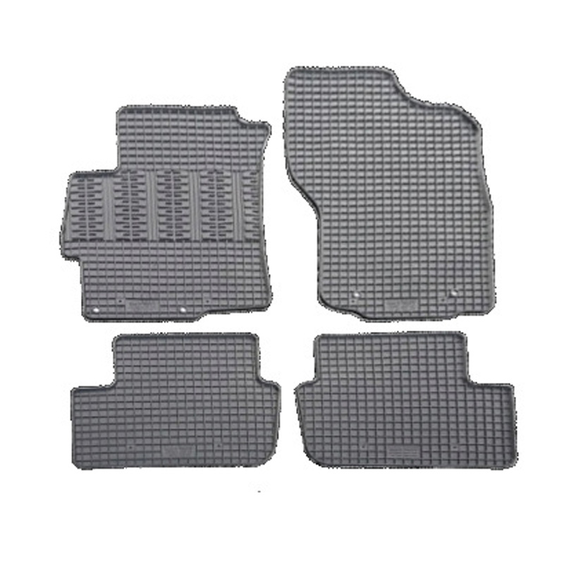 Mijnautoonderdelen Rubber matten passend voor Mitsubishi Lancer 2008- (4-delig + montagesysteem) CK RMT02