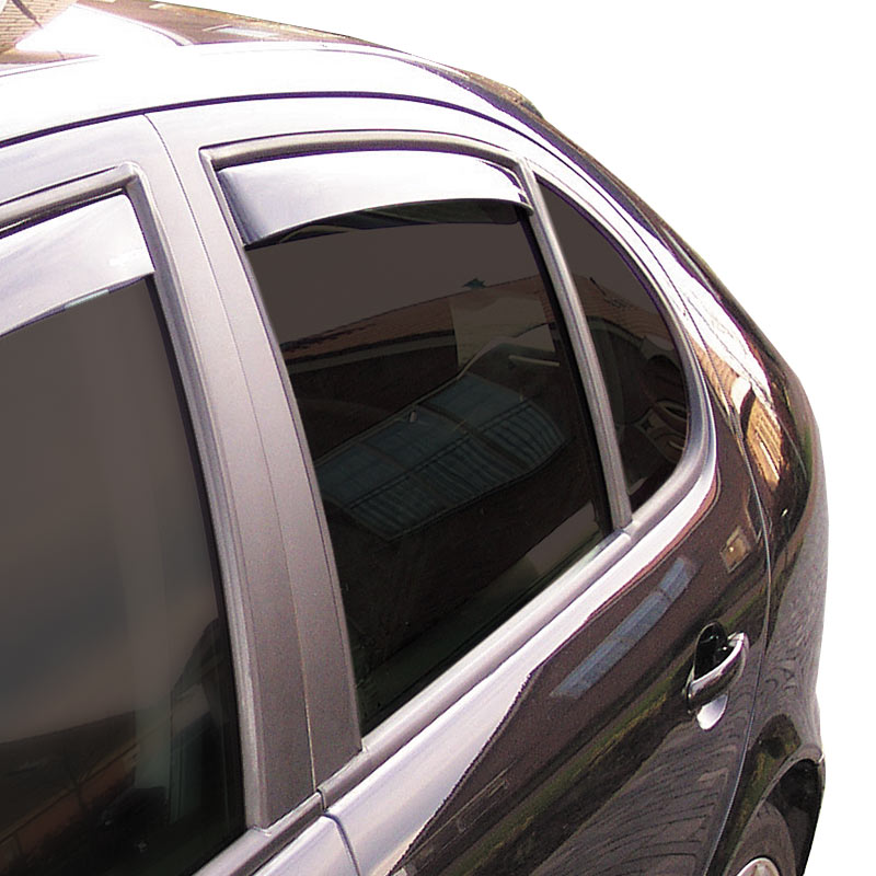 Climair Zijwindschermen Master Dark (achter) passend voor Mercedes C-Klasse W202 Kombi 1995-1999 CL 2556D