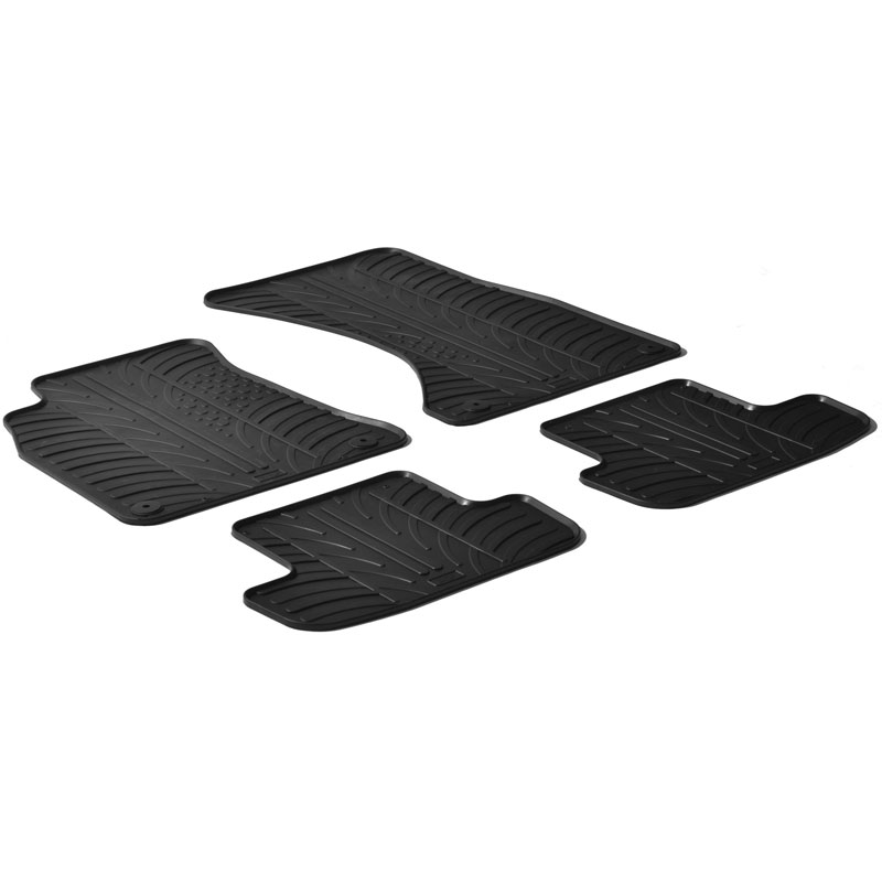 Mijnautoonderdelen Rubber Mat AU A5 07- (T 4-delig+fix GL 0241