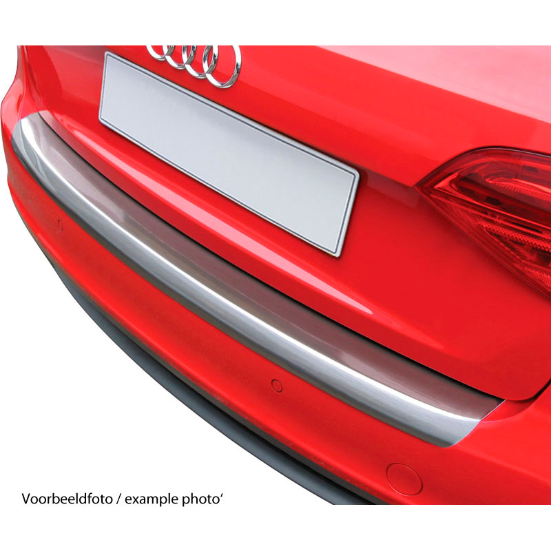 RGM ABS Achterbumper beschermlijst passend voor Seat Leon (5F) ST S/SE/FR/X-Perience/Cupra 2017-2020 'Brushed Alu' Look GR RBP192B