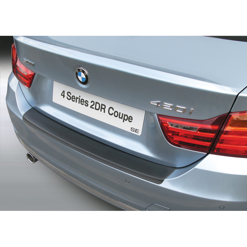 RGM ABS Achterbumper beschermlijst passend voor BMW 4-Serie F32 SE/ES/Sport/Luxury 7/2013- Zwart GR RBP838