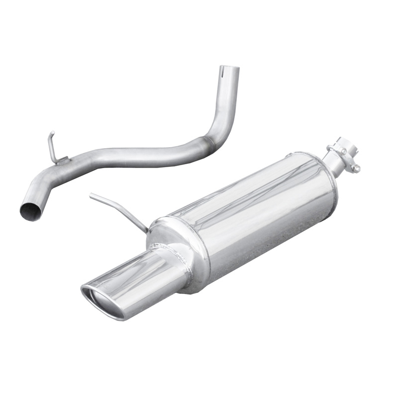 Inoxcar 100% RVS Sportuitlaat passend voor Volkswagen Golf IV 1.9 TDi (90pk) 1997- 120x80mm IX WGO26120