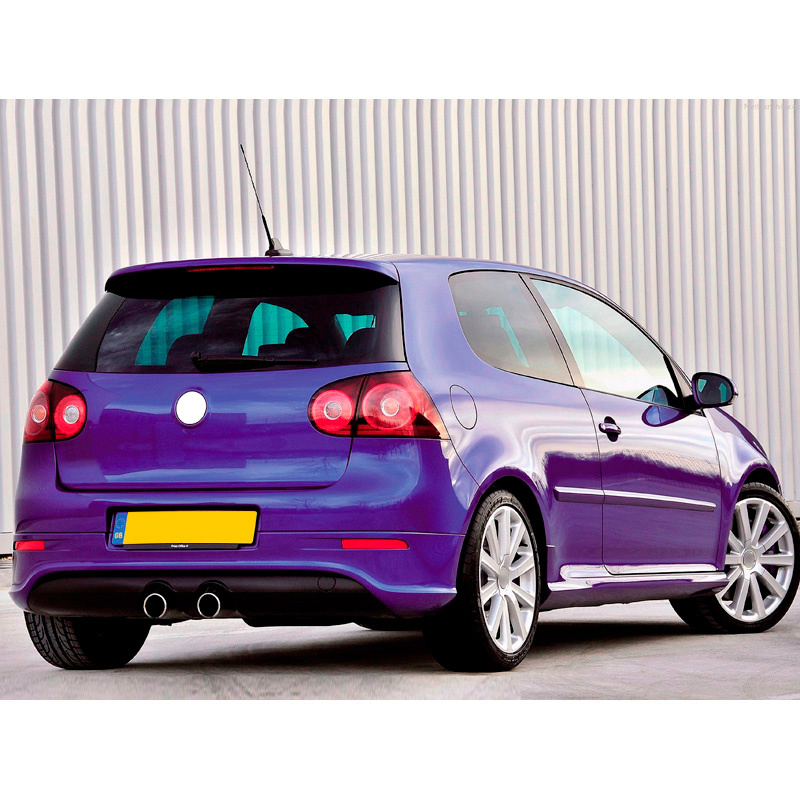 Blanco AutoStyle Achterbumperskirt passend voor Volkswagen Golf V 3/5-deurs 2003-2008 'R-Look' (PP) RS VWB02