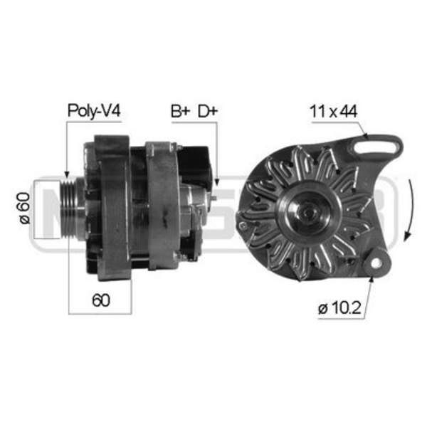 Alternator/Dynamo Huismerk 210219A