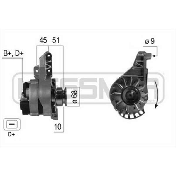 Alternator/Dynamo Huismerk 210232A