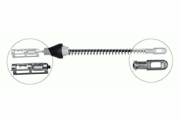 Handremkabel Hitec K13884