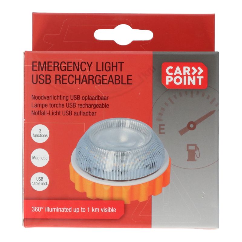 Carpoint Carpoint Noodverlichting USB Oplaadbaar 0110065