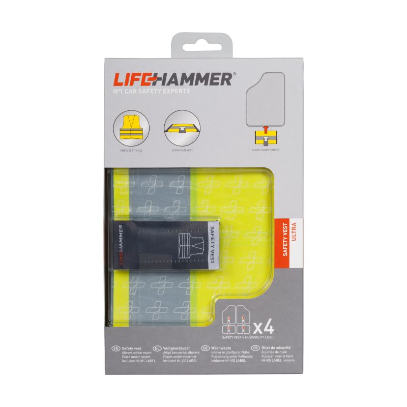 Lifehammer Veiligheidsvest Lifehammer Ultra 4 stuks 0114007