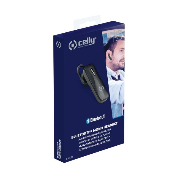 Celly Celly Bluethooth Headset BH10BK Zwart 0517597