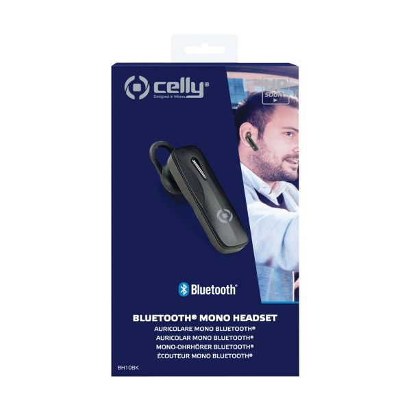 Celly Celly Bluethooth Headset BH10BK Zwart 0517597