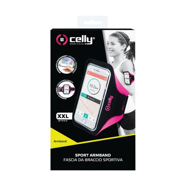 Celly Celly Sport Armband Telefoon Roze 0517620