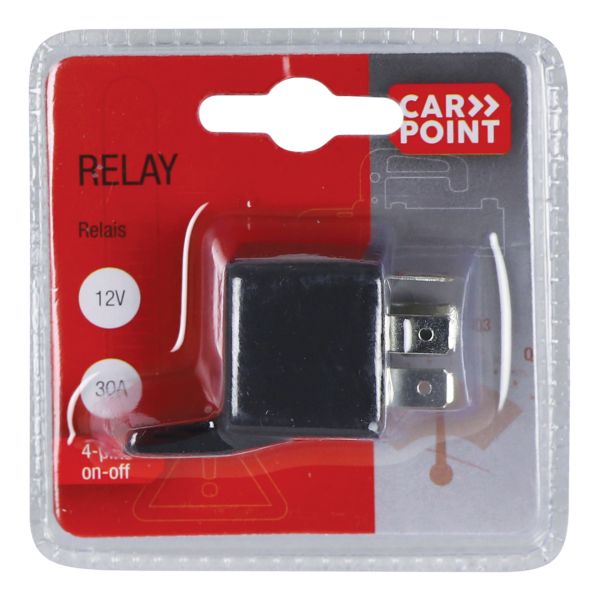 Carpoint Carpoint 12V Relais 4 Pin 30A 0529503