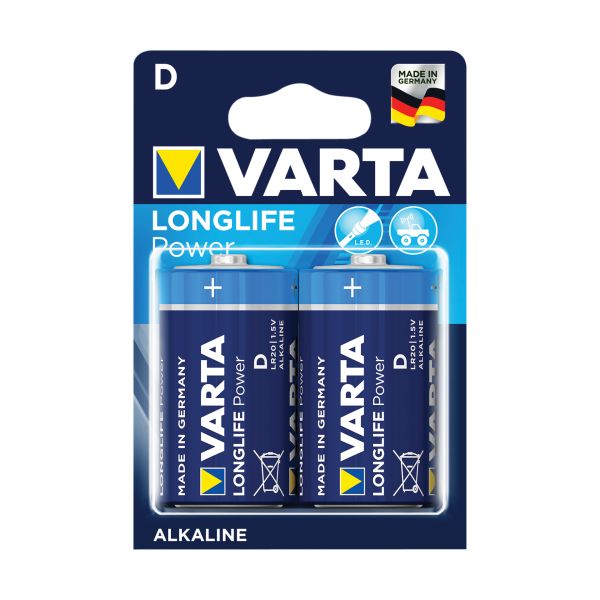 Varta Varta Batterijen Longlife Power LR20/D 1,5V 0568043