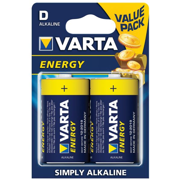 Varta Varta Batterijen Energy LR20/D 1,5V 0568083