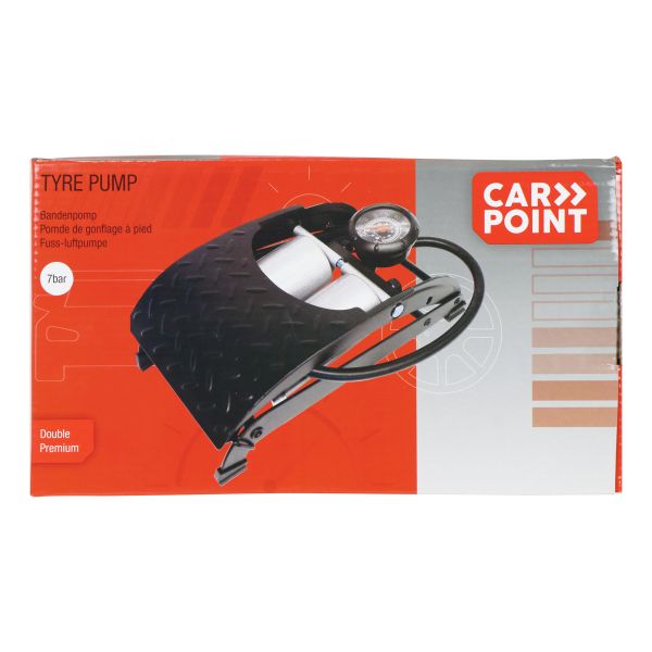 Carpoint Voetpomp dubbel Premium 0678351