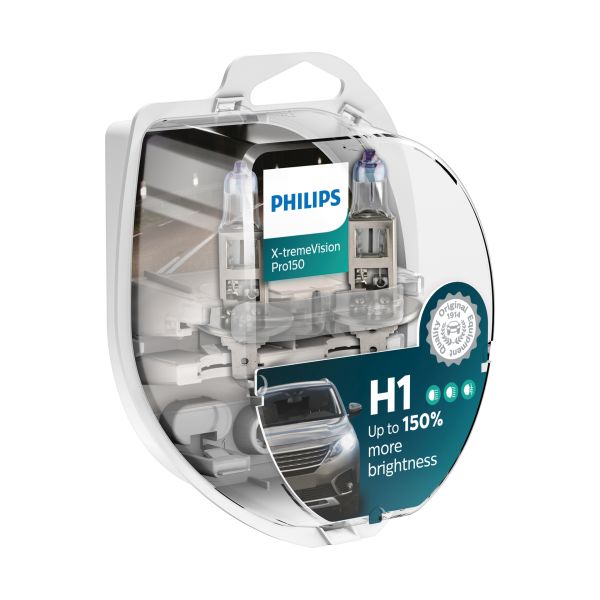 Philips Philips 12258XVPS2 X-treme Vision Pro150 H1 2 stuks 0730267