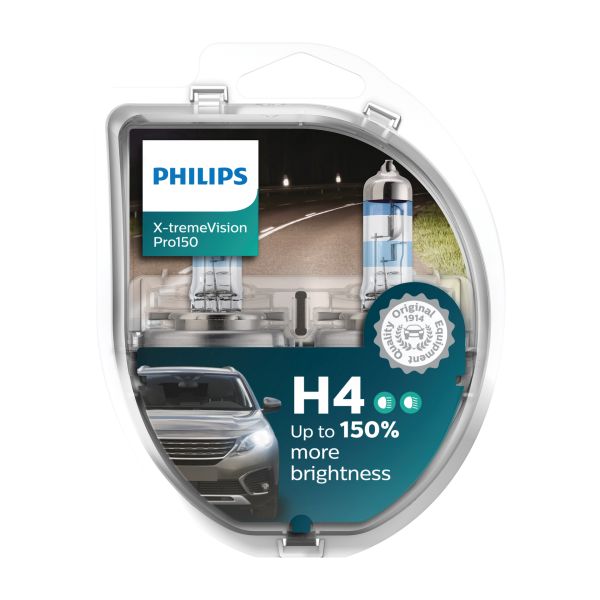 Philips Philips 12342XVPS2 X-treme Vision Pro150 H4 2 stuks 0730269