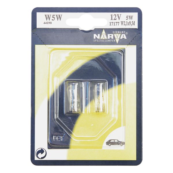 Narva Narva 17177 5W Wedgebase 12V 2st bl. 0744290